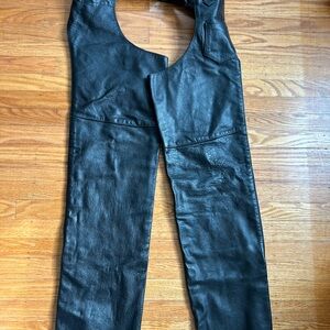 X Element Black Leather Motorcycle Gear